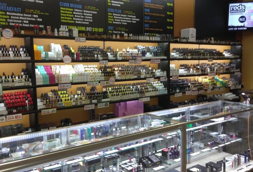 CITY OF VAPORS Electronic Cigarette Vape Store