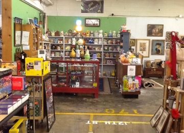 The Vapors - located inside The Factory Antique Mall-once inside go to the end of 12th street. You will see a green and yellow traffic light.