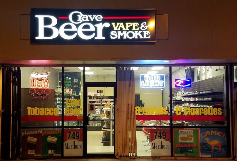 Crave Beer & Vape Smoke