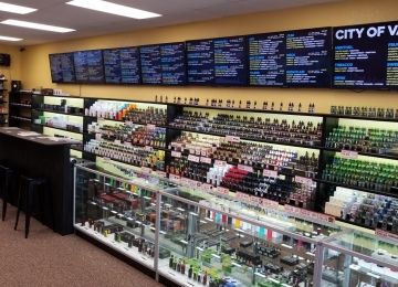 CITY OF VAPORS Electronic Cigarette Vape Store