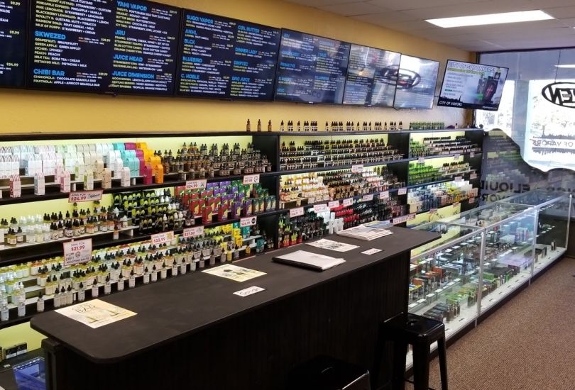 CITY OF VAPORS Electronic Cigarette Vape Store