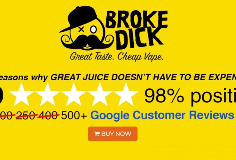 Broke Dick Vape Juice