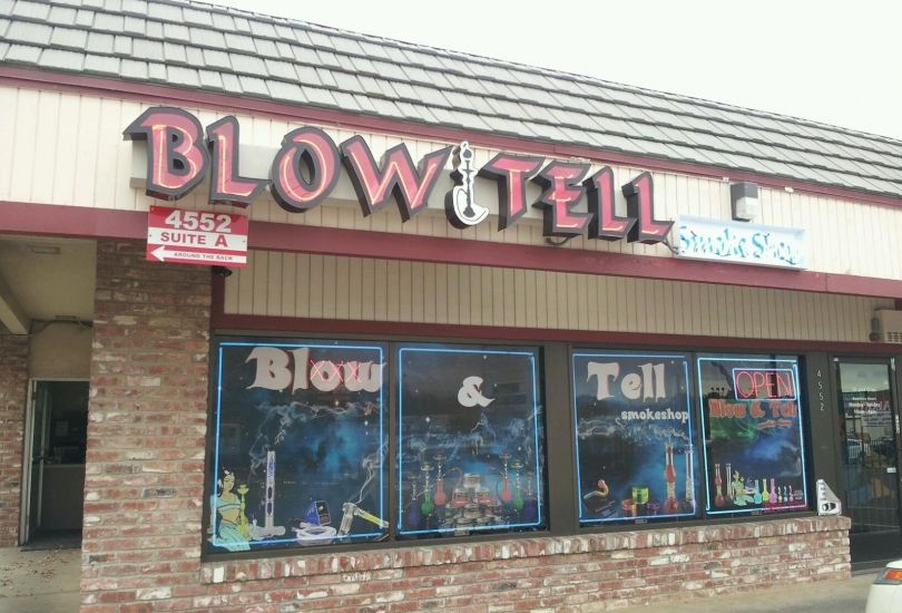 Blow and Tell Smoke Shops and hookah lounge