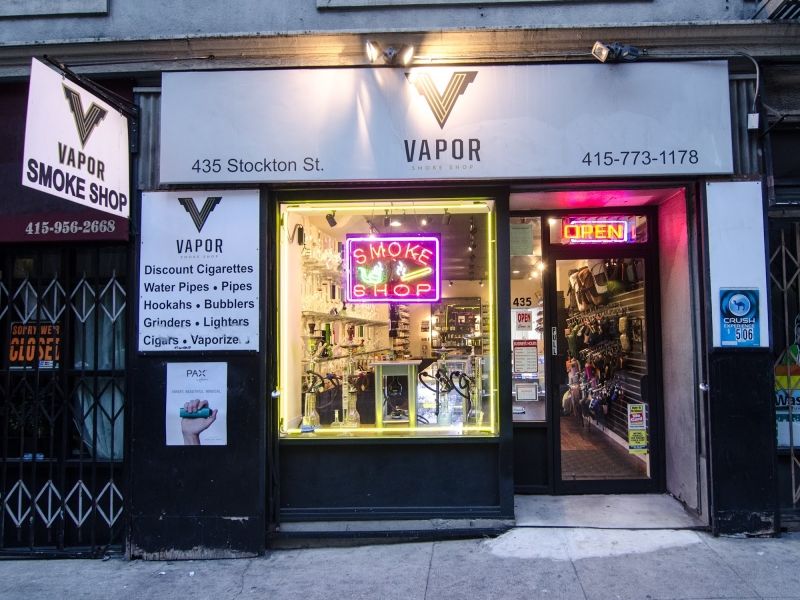 Vapor Smoke Shop 435 Stockton St San Francisco, CA