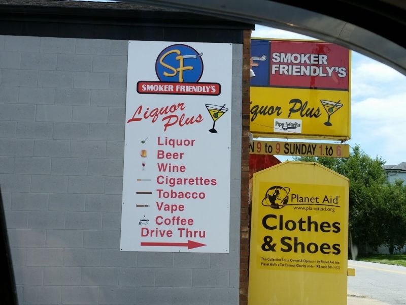 Smoker Friendly's Liquor Plus 100 S Huron St Wheeling, WV