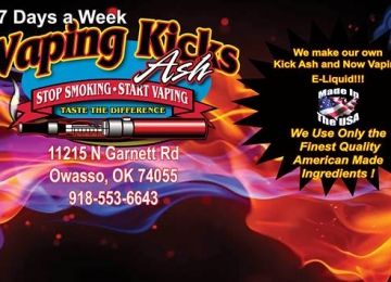 VAPING KICKS ASH - Owasso