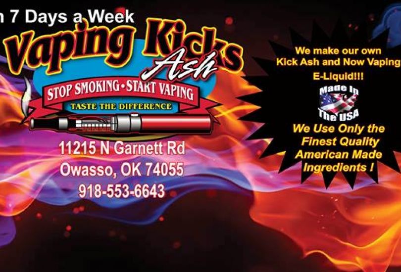 VAPING KICKS ASH - Owasso